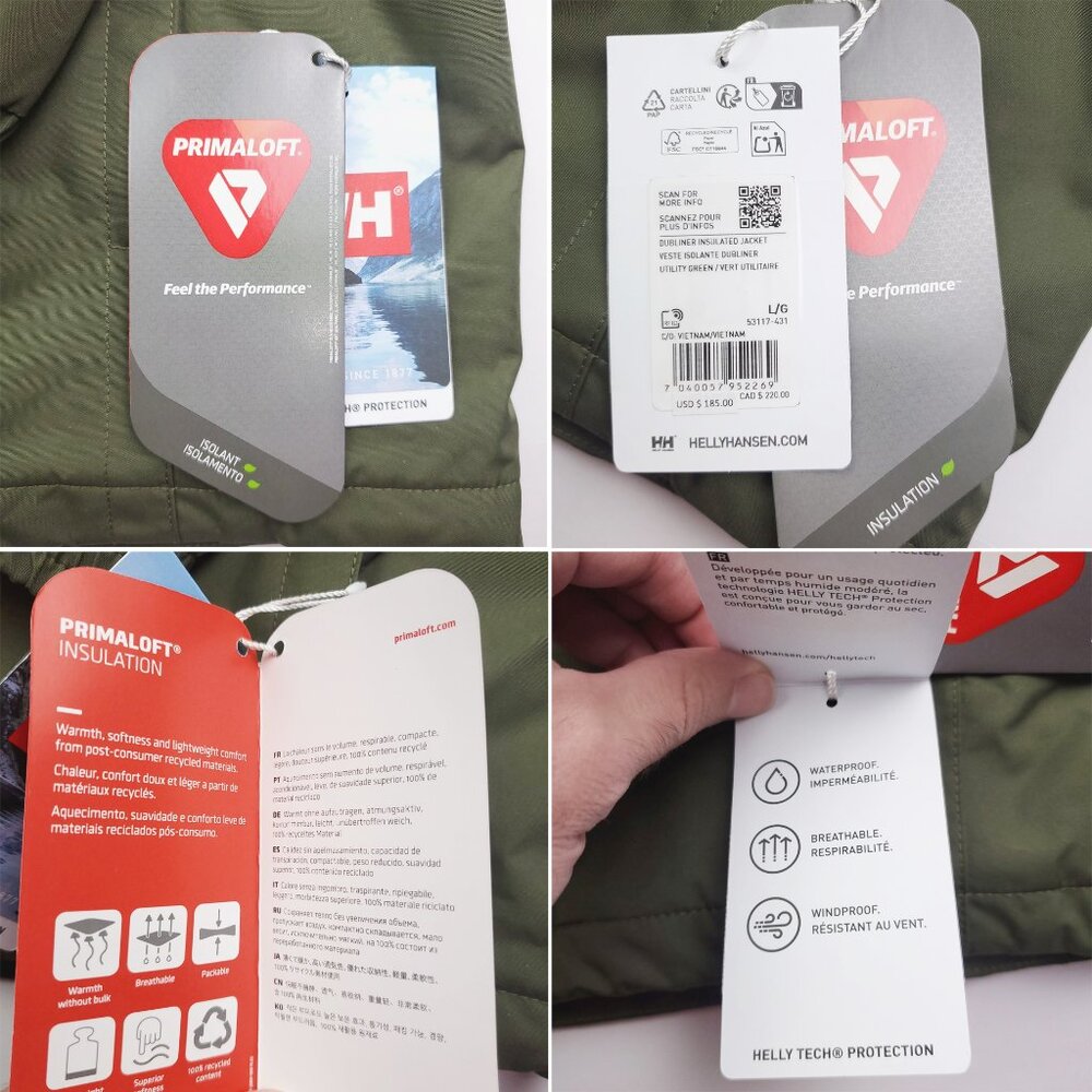 Helly Hansen Jacket Primaloft Dubliner Quilt Insu… - image 2